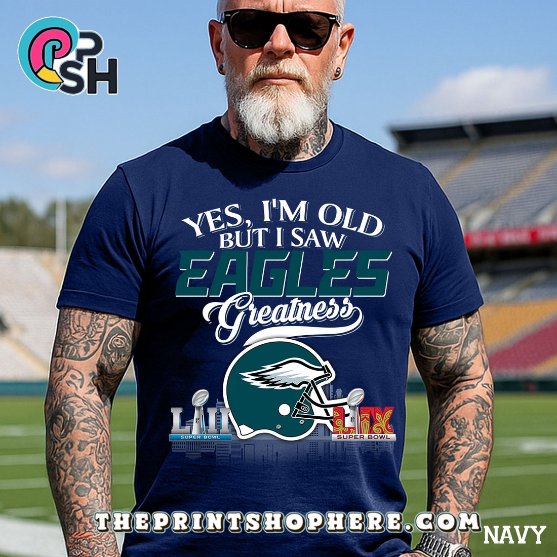 Yes, Old But I Saw Philadelphia Eagles Greatness T-Shirt Yes, Old But I Saw Philadelphia Eagles Greatness T-Shirt