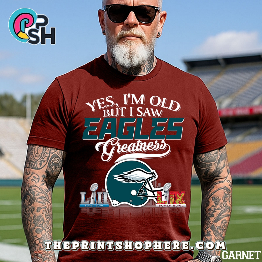 Yes, Old But I Saw Philadelphia Eagles Greatness T-Shirt Yes, Old But I Saw Philadelphia Eagles Greatness T-Shirt