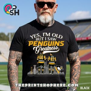 Yes, Old But I Saw Pittsburgh Penguins T-Shirt