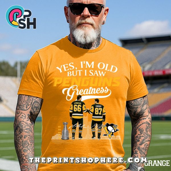 Yes, Old But I Saw Pittsburgh Penguins T-Shirt
