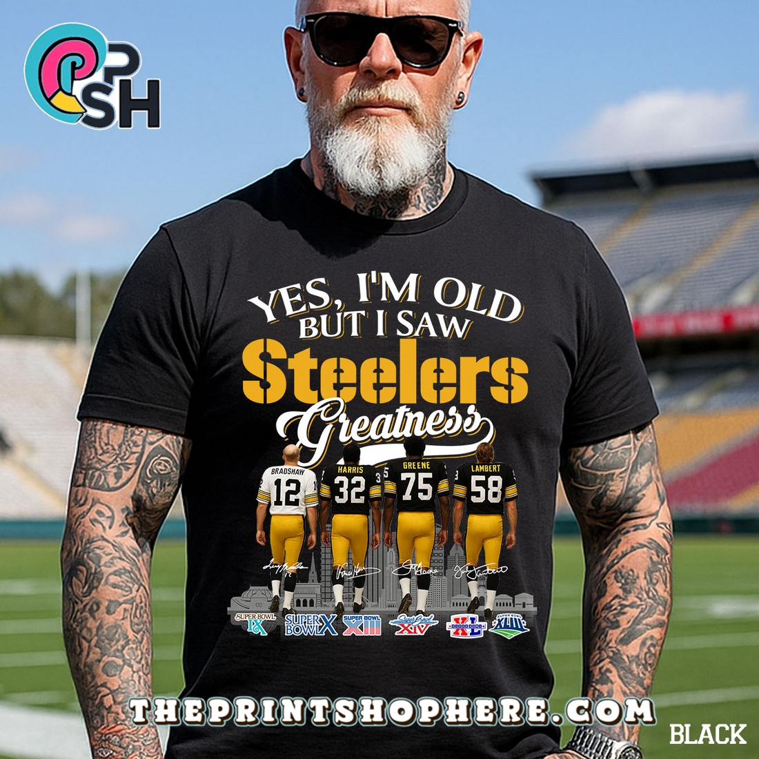 Yes, Old But I Saw Pittsburgh Steelers Greatness T-Shirt Yes, Old But I Saw Pittsburgh Steelers Greatness T-Shirt