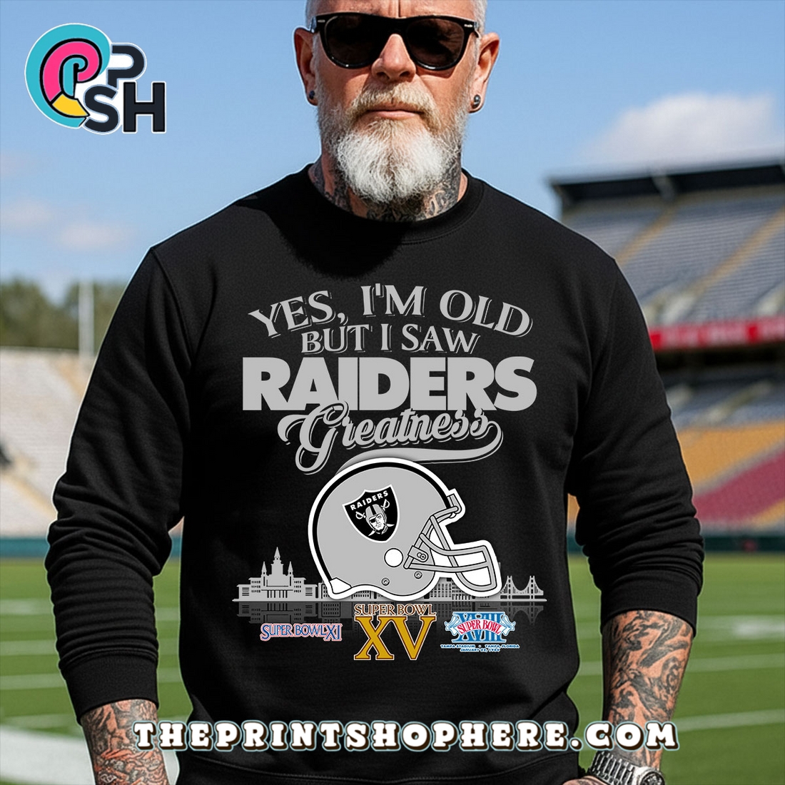 Yes, Old But I Saw Raiders Greatness T-Shirt Yes, Old But I Saw Raiders Greatness T-Shirt