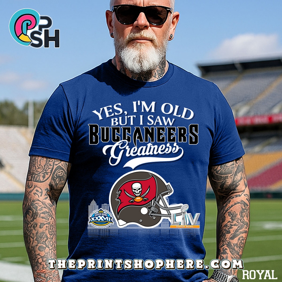 Yes, Old But I Saw Tampa Bay Buccaneers Greatness T-Shirt Yes, Old But I Saw Tampa Bay Buccaneers Greatness T-Shirt