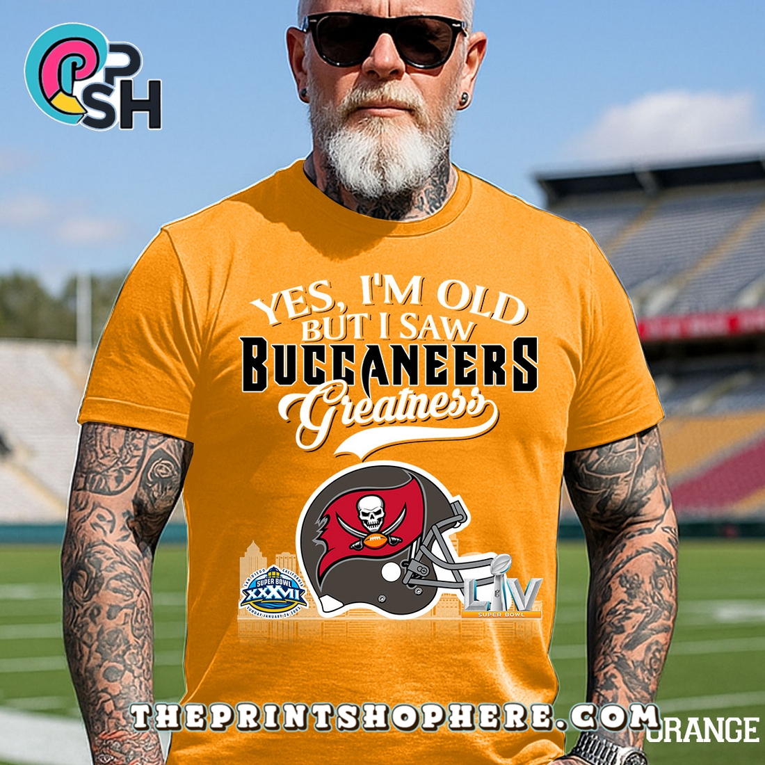 Yes, Old But I Saw Tampa Bay Buccaneers Greatness T-Shirt Yes, Old But I Saw Tampa Bay Buccaneers Greatness T-Shirt