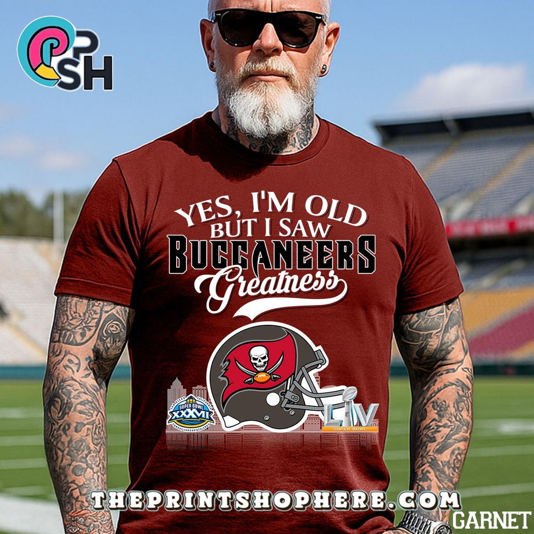 Yes, Old But I Saw Tampa Bay Buccaneers Greatness T-Shirt Yes, Old But I Saw Tampa Bay Buccaneers Greatness T-Shirt
