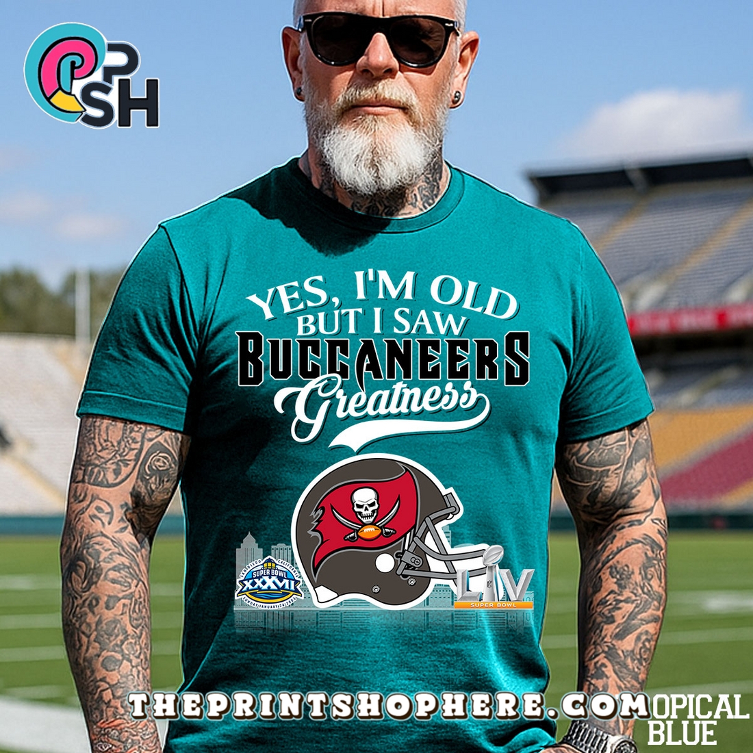 Yes, Old But I Saw Tampa Bay Buccaneers Greatness T-Shirt Yes, Old But I Saw Tampa Bay Buccaneers Greatness T-Shirt