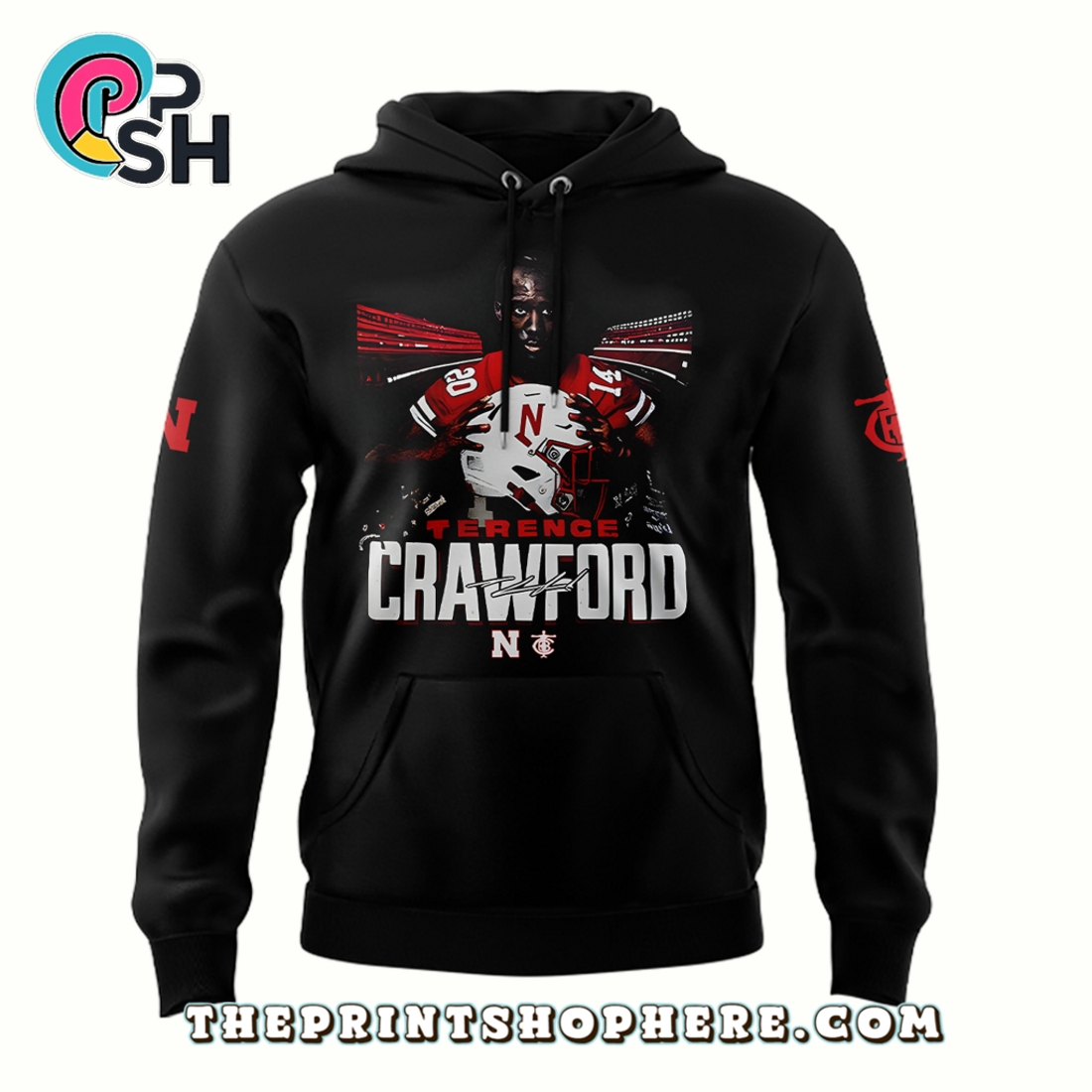 2025 Nebraska Football x Crawford Hoodie, Long Pants 2025 Nebraska Football x Crawford Hoodie, Long Pants
