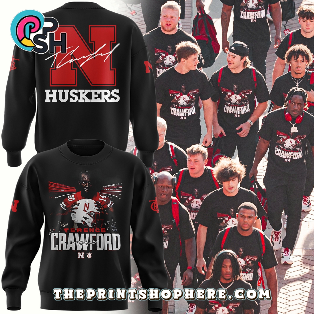 2025 Nebraska Football x Crawford Limited Edition Hoodie 2025 Nebraska Football x Crawford Limited Edition Hoodie