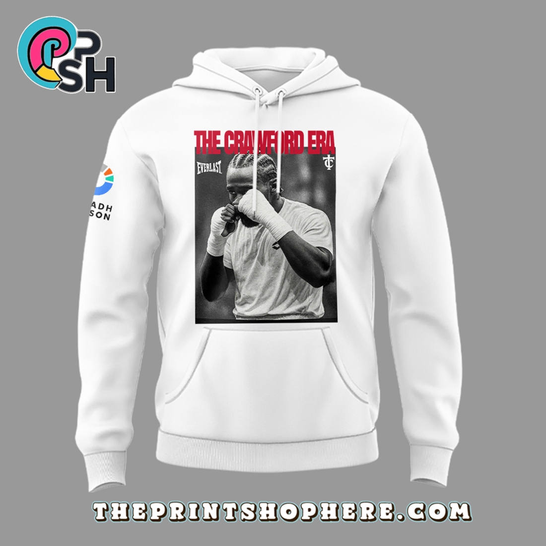 2025 Terence Crawford Era White Hoodie, Pants 2025 Terence Crawford Era White Hoodie, Pants