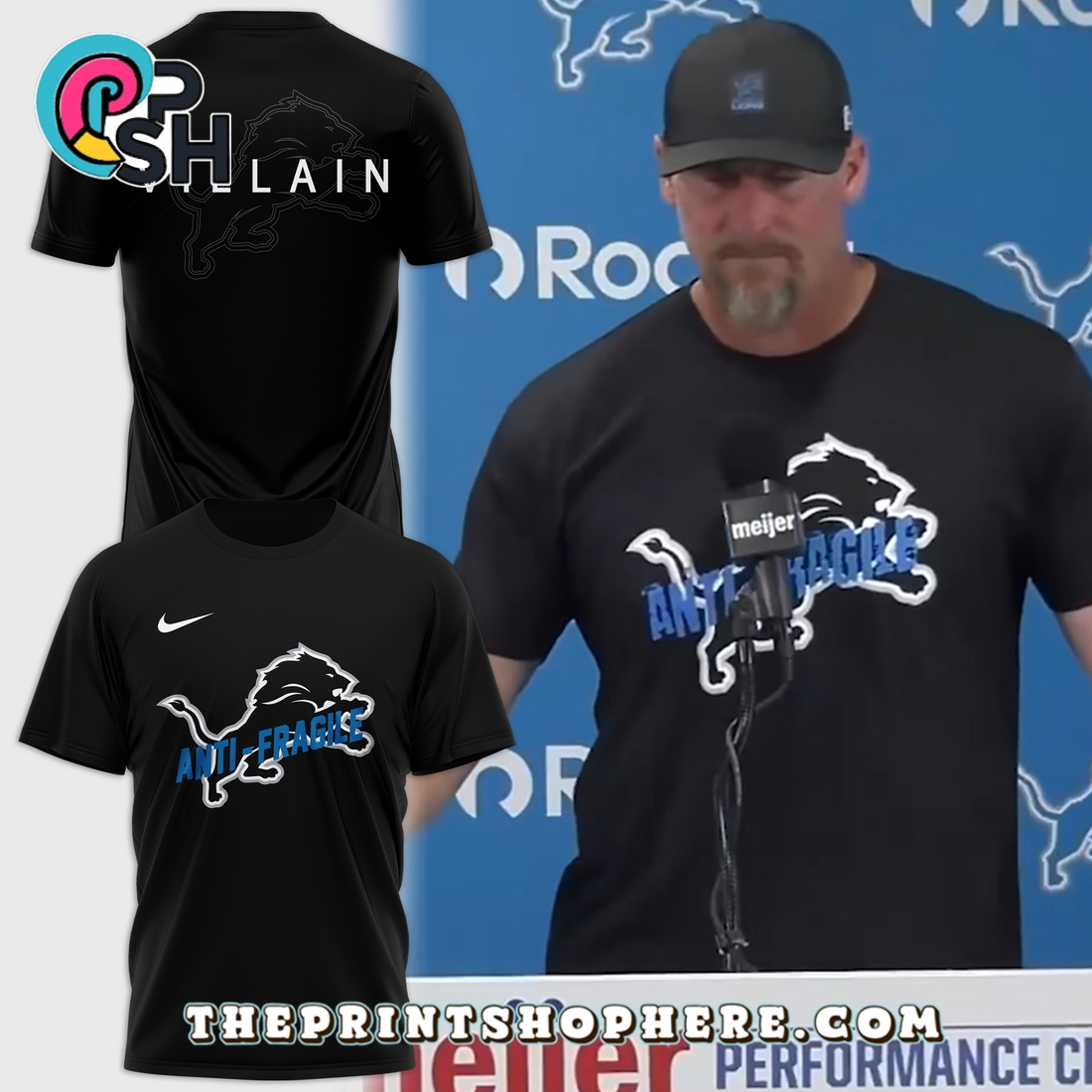 Anti-Fragile Inspired by Coach Dan Campbell Hoodie Anti-Fragile Inspired by Coach Dan Campbell Hoodie