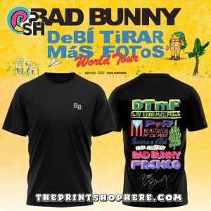 Bad Bunny Debí Tirar Más Fotos World Tour 2025 Hoodie