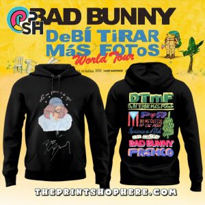Bad Bunny Debí Tirar Más Fotos World Tour Hoodie, Cap