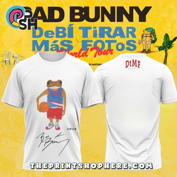 Bad Bunny Debí Tirar Más Fotos World Tour Limited Edition Shirt