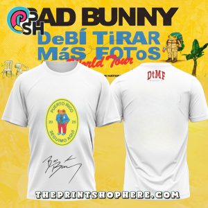 Bad Bunny Debí Tirar Más Fotos World Tour Signatures Shirt