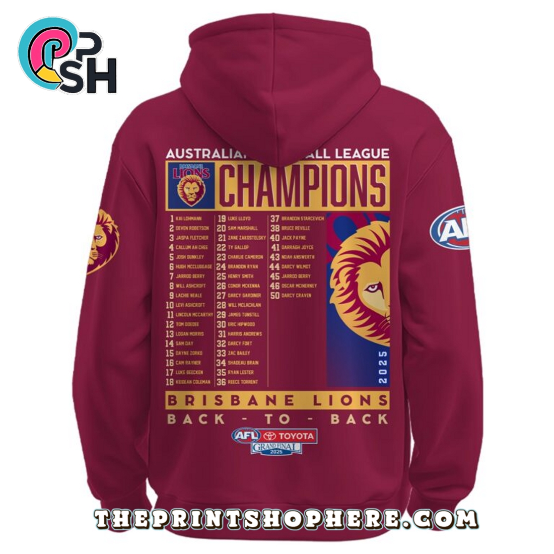 Brisbane Lions AFL Champions 2025 Special Edition Hoodie, Pants Brisbane Lions AFL Champions 2025 Special Edition Hoodie, Pants