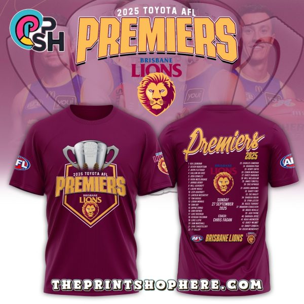 Brisbane Lions AFL Champions Limited Edition Hoodie 2025