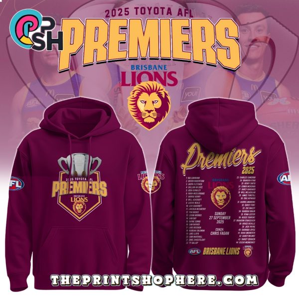 Brisbane Lions AFL Champions Limited Edition Hoodie 2025