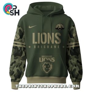 Brisbane Lions AFL x Anzac Day Special Edition Hoodie 2025
