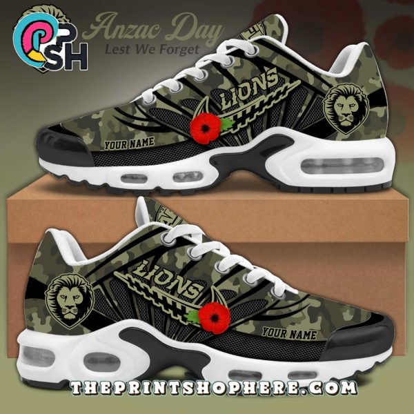 Brisbane Lions ANZAC Day Personalized Air Max Plus Sneakers