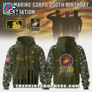 Cleveland Guardians x U.S. Marine Corps 250th Anniversary Hoodie
