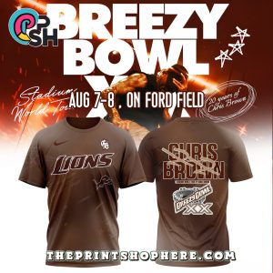 Detroit Lions x Chris Brown XX 2025 Limited Shirt
