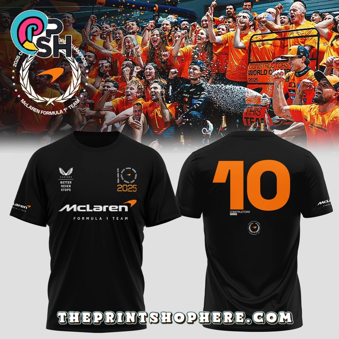 McLaren Formula 1 Team 2025 New Edition Hoodie McLaren Formula 1 Team 2025 New Edition Hoodie