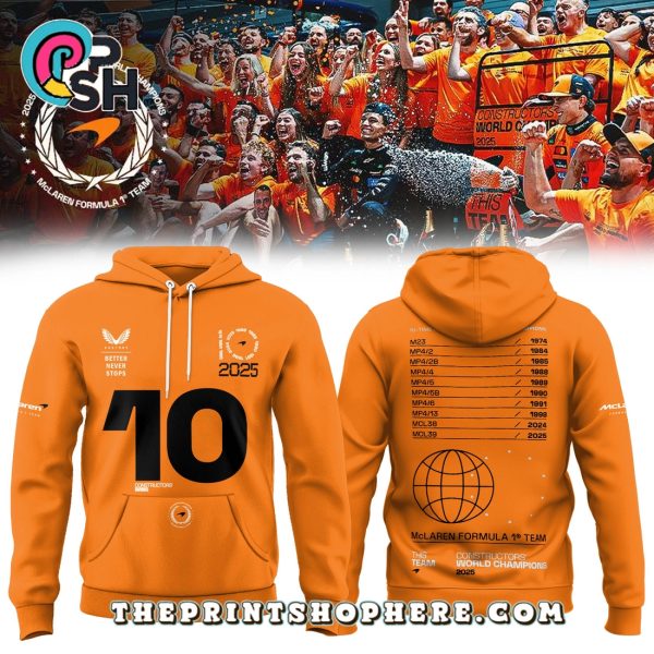McLaren Formula 1 Team 2025 Special Edition Hoodie