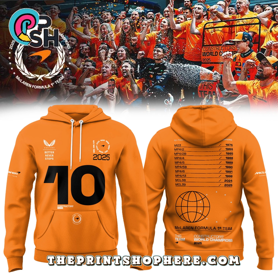 McLaren Formula 1 Team 2025 Special Edition Hoodie McLaren Formula 1 Team 2025 Special Edition Hoodie