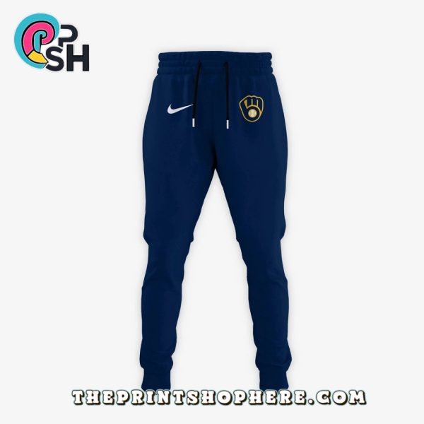 Milwaukee Brewers 2025 October Season Hoodie And Cap