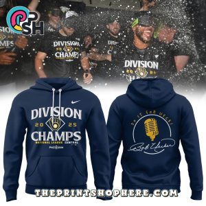 Milwaukee Brewers Division 2025 Champs Navy Hoodie