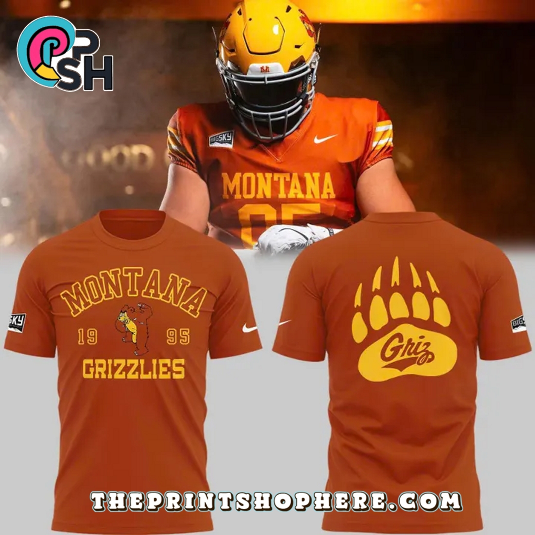 Montana Griz 1995 Anniversary Edition Uniforms Hoodie Montana Griz 1995 Anniversary Edition Uniforms Hoodie
