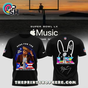NFL x Bad bunny Super Bowl LX Signatures Shirt – Black