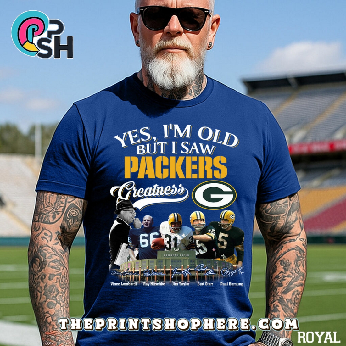 Yes, I’m Old But I Saw Green Bay Packers Greatness T-Shirt Yes, I’m Old But I Saw Green Bay Packers Greatness T-Shirt