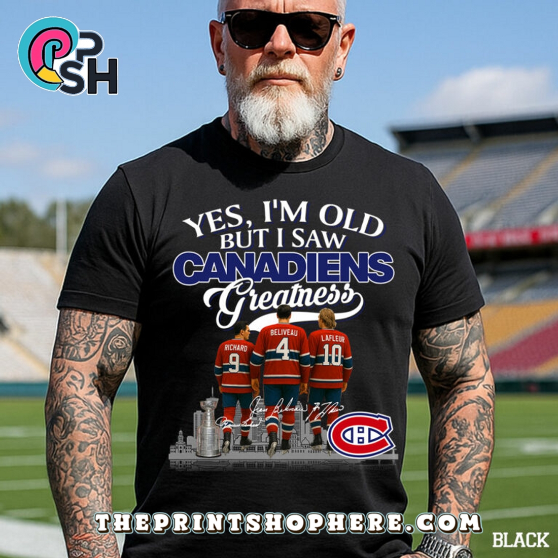 Yes, I’m Old But I Saw Montreal Canadiens Greatness Legends T-Shirt Yes, I’m Old But I Saw Montreal Canadiens Greatness Legends T-Shirt