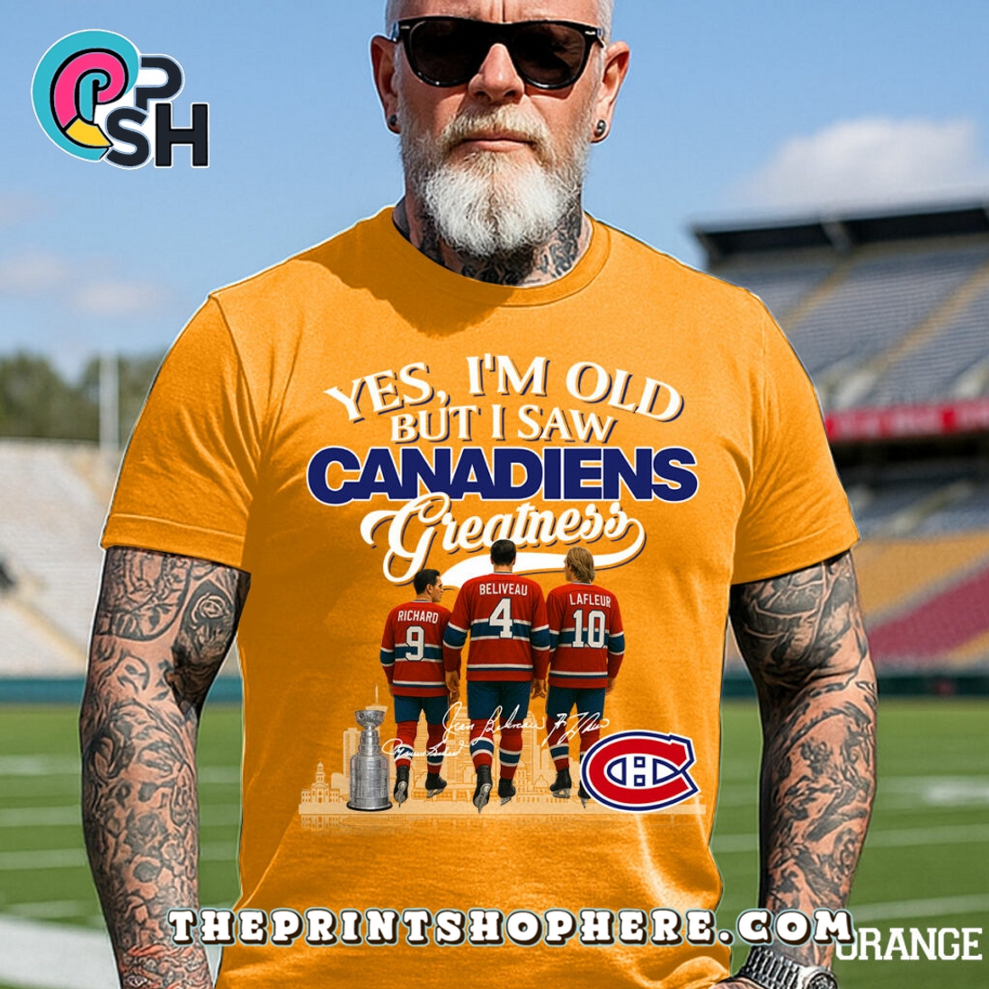 Yes, I’m Old But I Saw Montreal Canadiens Greatness Legends T-Shirt Yes, I’m Old But I Saw Montreal Canadiens Greatness Legends T-Shirt