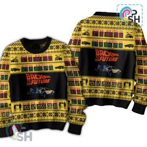 Back to the Future Ugly Sweater