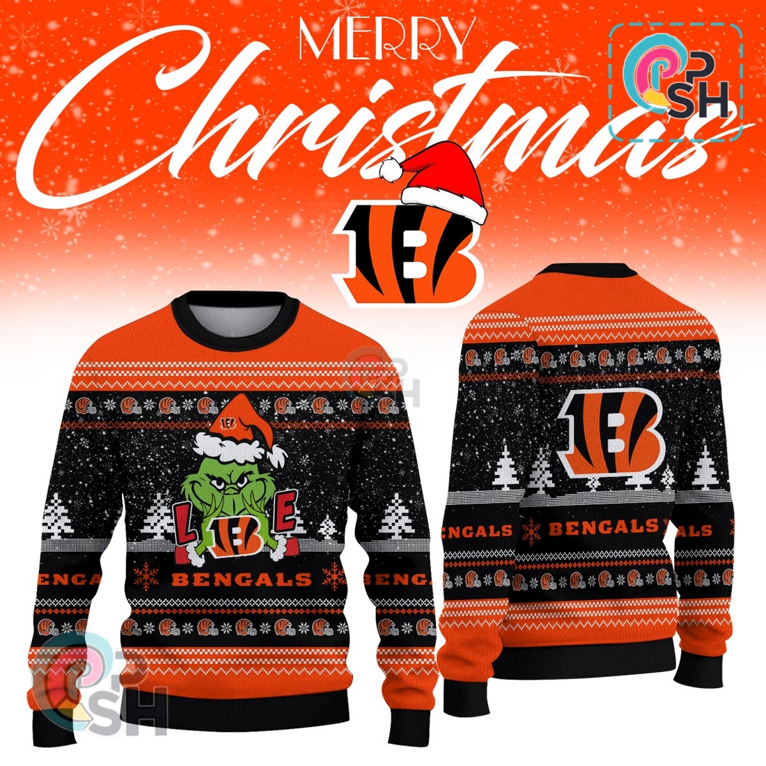 Cincinnati Bengals Limited Ugly Christmas Sweaters Cincinnati Bengals Limited Ugly Christmas Sweaters