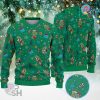 Gothic Christmas Skeleton Family Nightmare Jack and Sally Christmas Knitted Sweater
