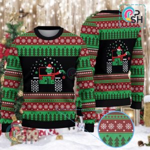 Grinch Jp Christmas Knitted Sweater