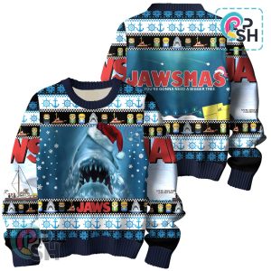 JAWS Christmas Knitted Sweater Limited Edition