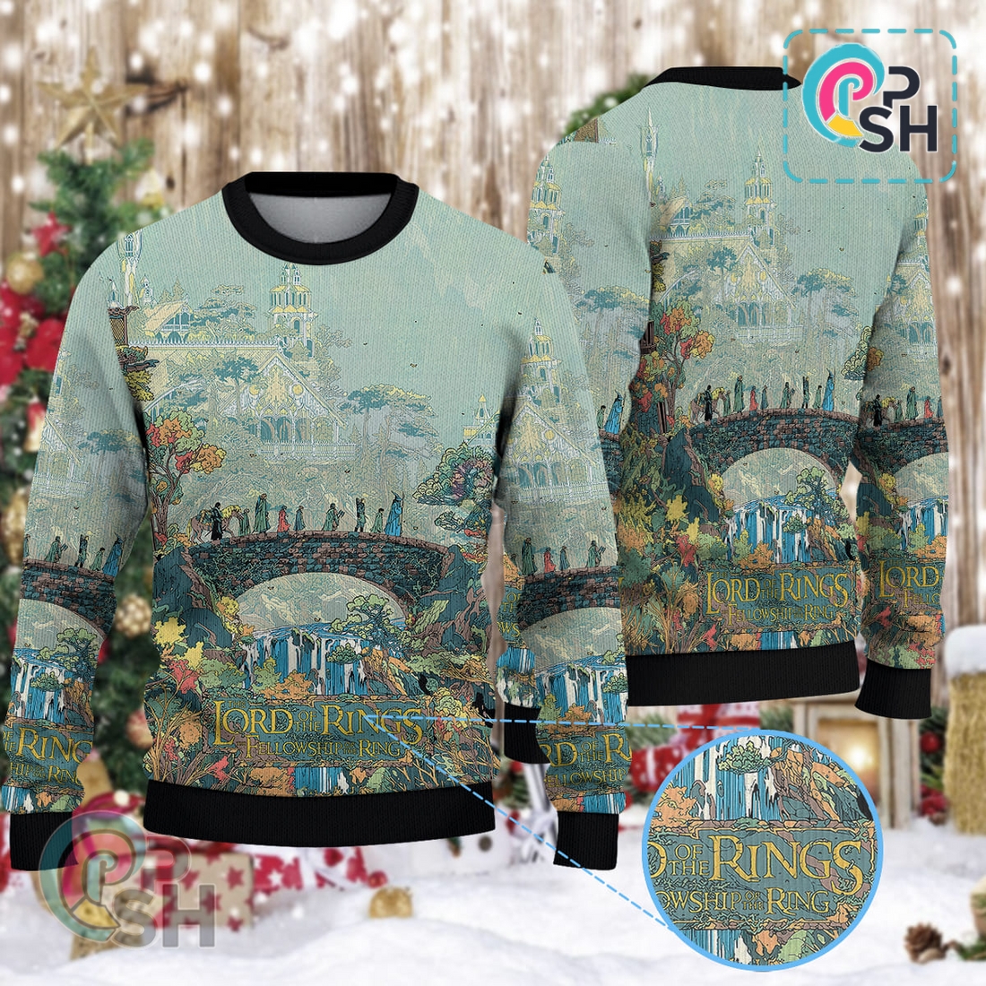 Lord of the Rings 2025 Christmas Ugly Sweater Lord of the Rings 2025 Christmas Ugly Sweater