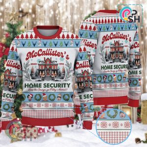 McCallister Home Security Home Alone Christmas Knitted Sweater