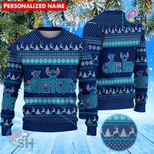 Personalized Stitch Christmas Knitted Sweater 116226