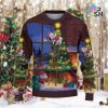 snoopy tree christmas knitted sweater 2 Bg9KB.jpg