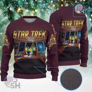 Star Trek Christmas Knitted Sweater