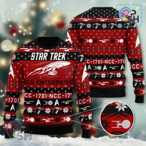 Star Trek Christmas Knitted Sweater 2025