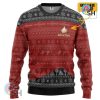 Star Trek The Halls Christmas Knitted Sweater