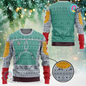 Star Wars Boba Fett Christmas Knitted Sweater