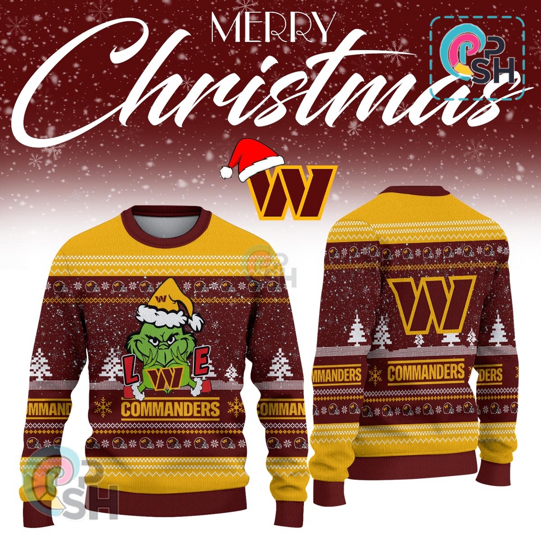 Washington Commanders Limited Ugly Christmas Sweaters Washington Commanders Limited Ugly Christmas Sweaters