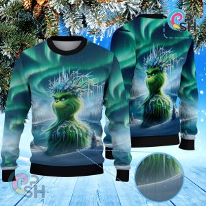 Winter Wonderland Grinch Christmas Knitted Sweater